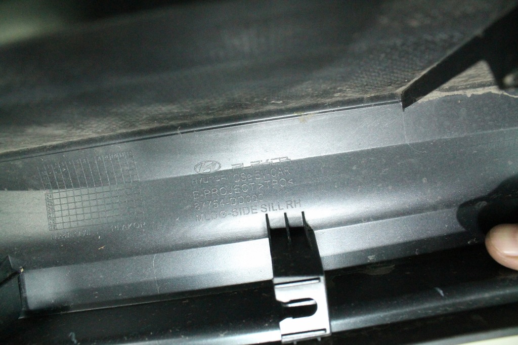 фото №8, Молдинг порог правая hyundai kona electric 2020