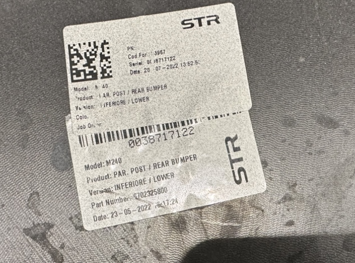 Купити Maserati mc20 бампер задня задній 670222938 670222968