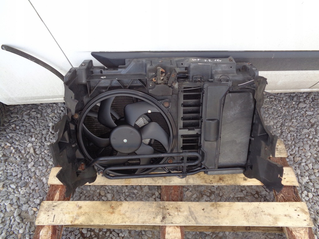 фото №1, Pas перед радиатор kpl peugeot 407 2.2 16v 04-