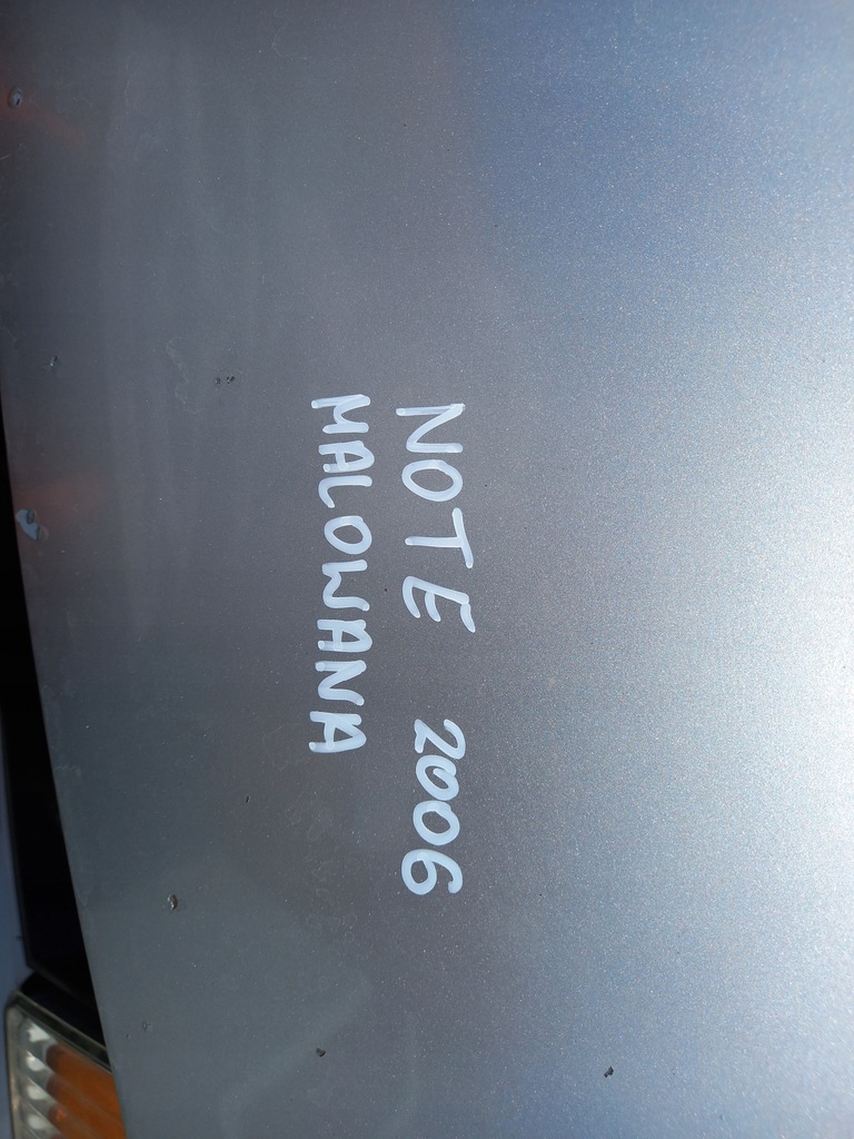 фото №12, Nissan note i e11 капот крышка двигателя ky0 kyo