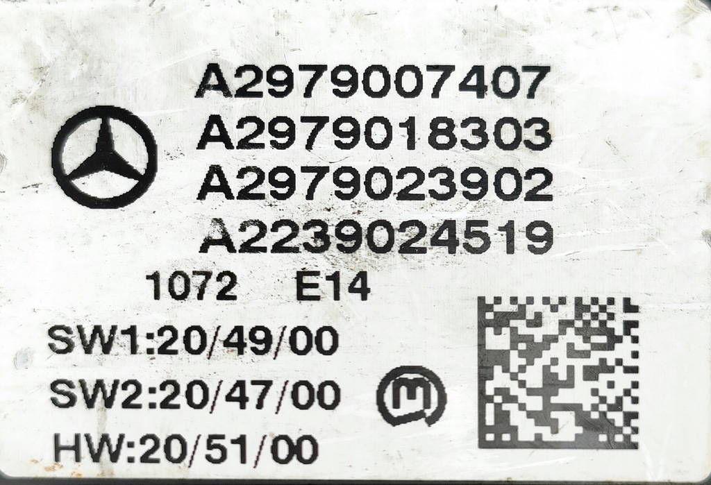 фото №6, Панель керування mercedes eqs w297 a2979007407 a