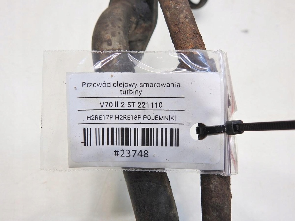 фото №7, Шланг масла турбины volvo v70 ii 2.5t