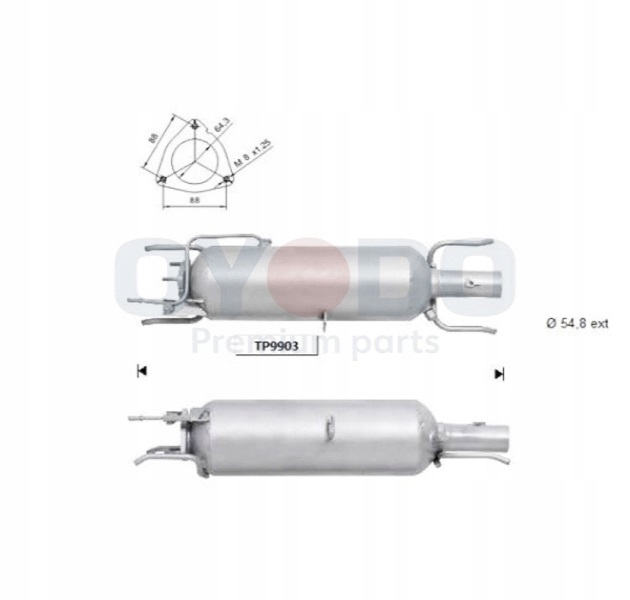 фото №1, Фильтр частиц твердых do opel signum vectra