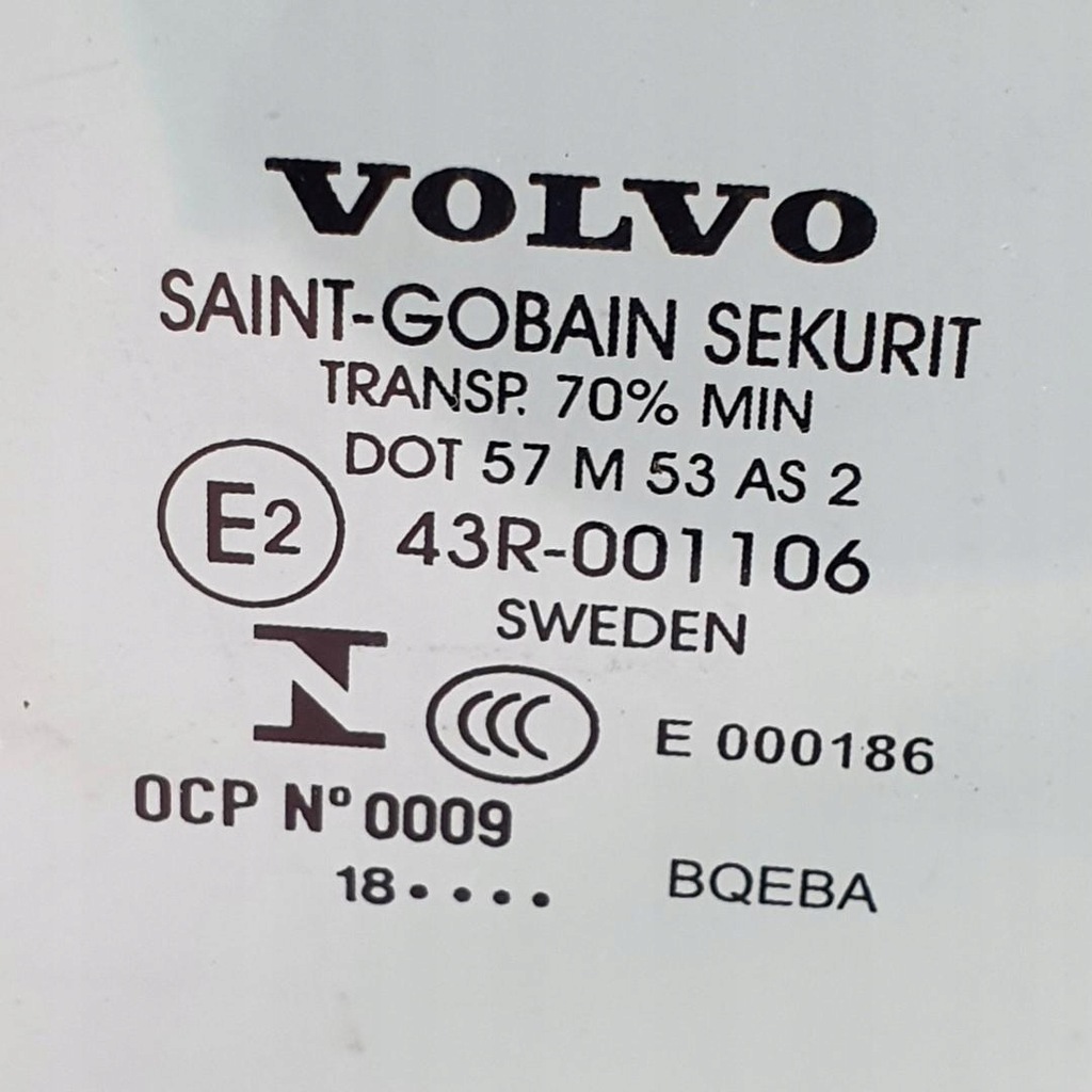 фото №3, Скло двері правий перед volvo xc90 ii