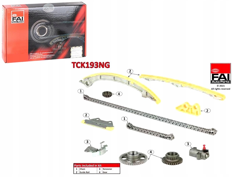 фото №1, Набір ланцюга розподільного валу honda accord viii 2.4 i