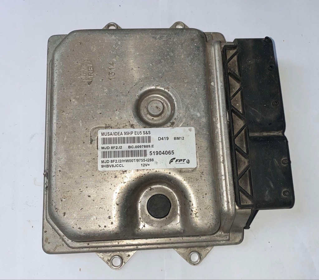 фото №1, Бортовий комп'ютер блок керування двигуна fiat 51904065