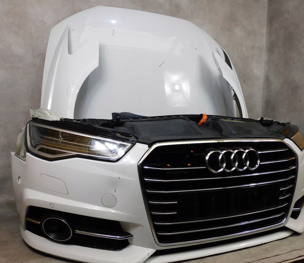 фото №6, Audi a6 c7 4g lift s line kompletny перед бампер лампи капот matrix радар