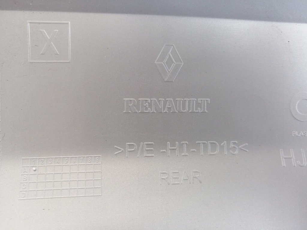 фото №10, Renault captur ii спойлер бампера задня