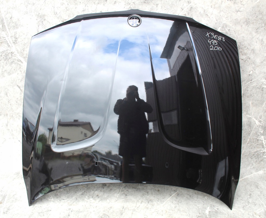 фото №1, Капот крышка bmw x3 e83 475 black sapphire