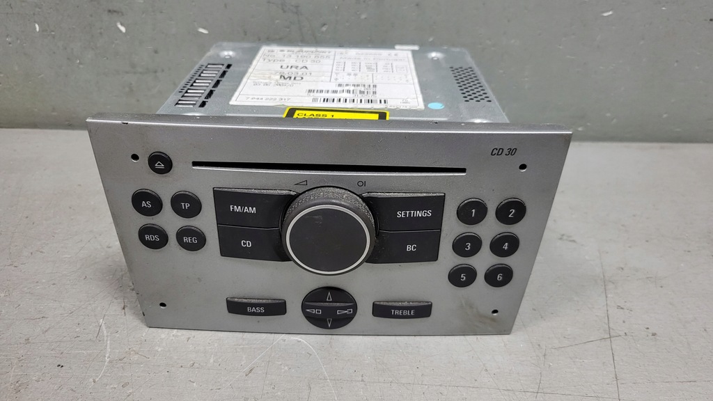 фото №1, Радио cd радиопроигрыватель opel meriva a 13190855 do разблокировка