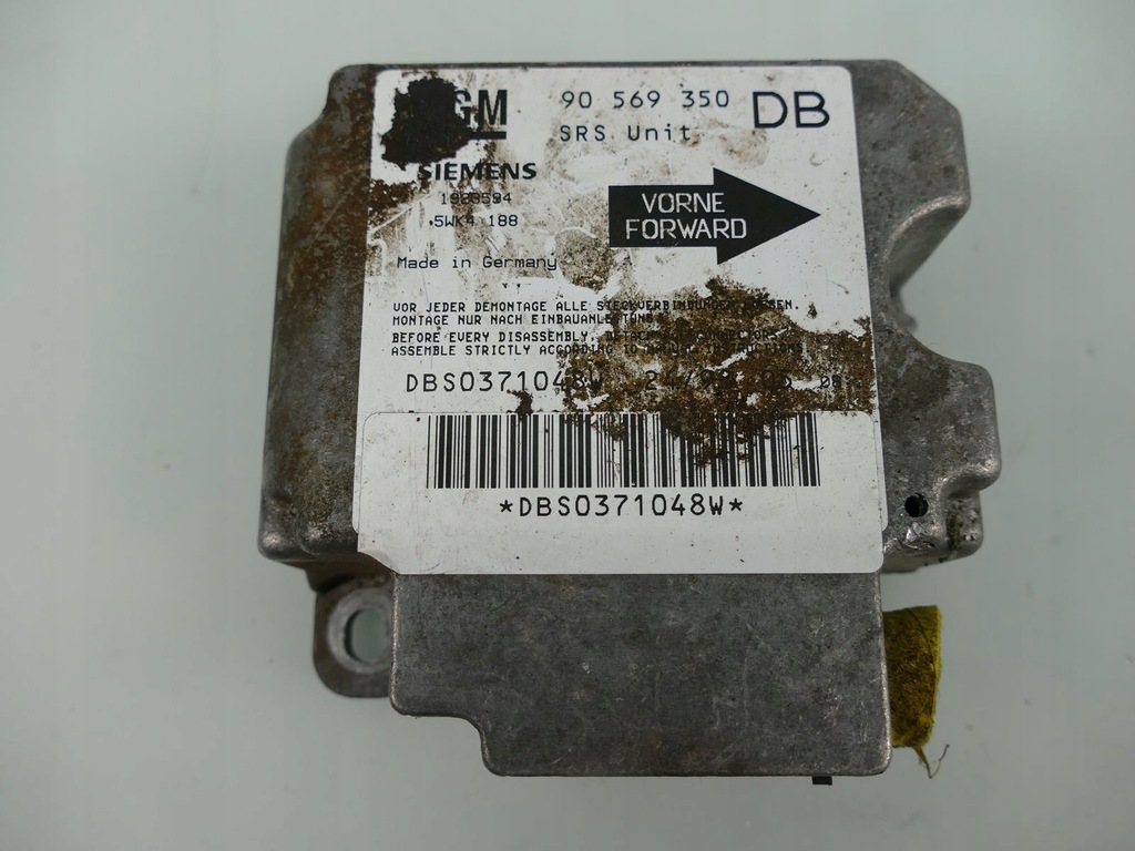 фото №1, Opel vectra b модуль подушек воздушных подушка безопасности