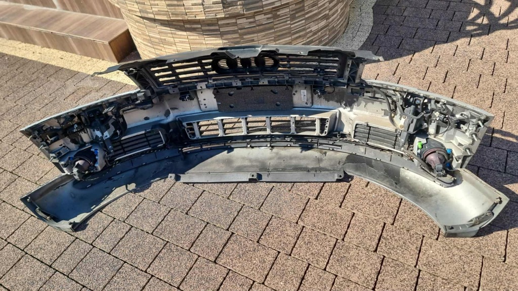 фото №9, Бампер передний kompletny audi a8 d3 03-06 серебристый