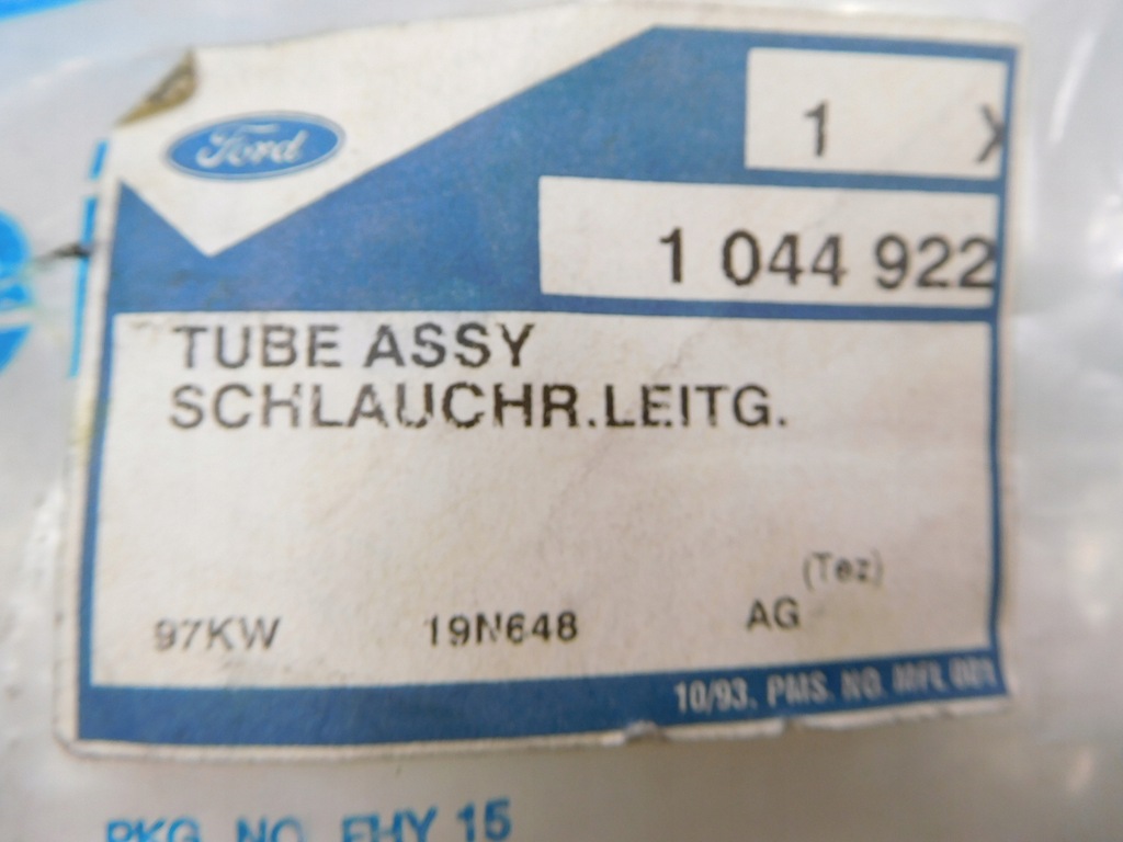 фото №7, Шланг кондиціонера ford ka 1996-2008 оригінальний номер 1044922