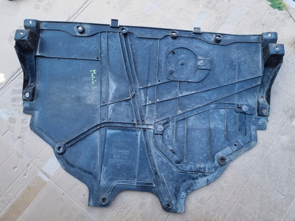 фото №1, Плита защита двигателя mazda 3 iii b61k56110