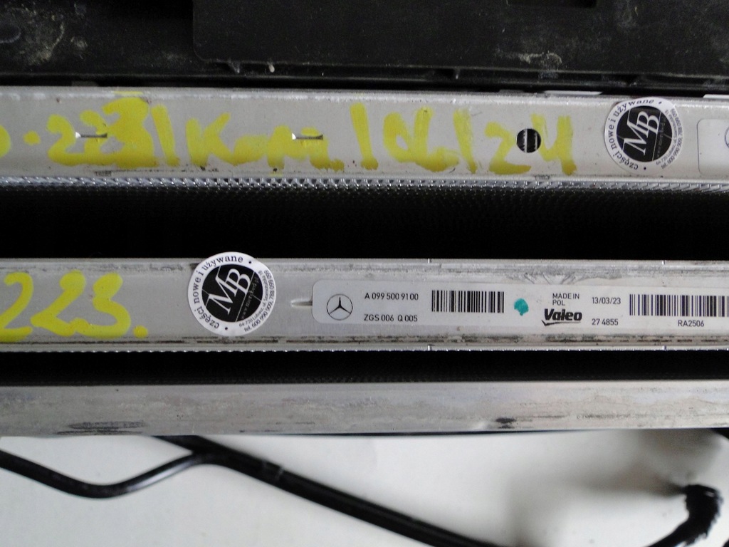 фото №7, Mercedes glc 254 x254 c254 радиатор wody nt кондиционера вентилятор 650w