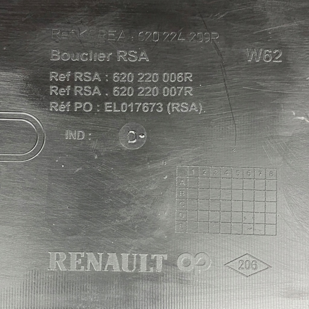 Новый оригинальный номер бампер передний renault master iii 620224209r Оригинал