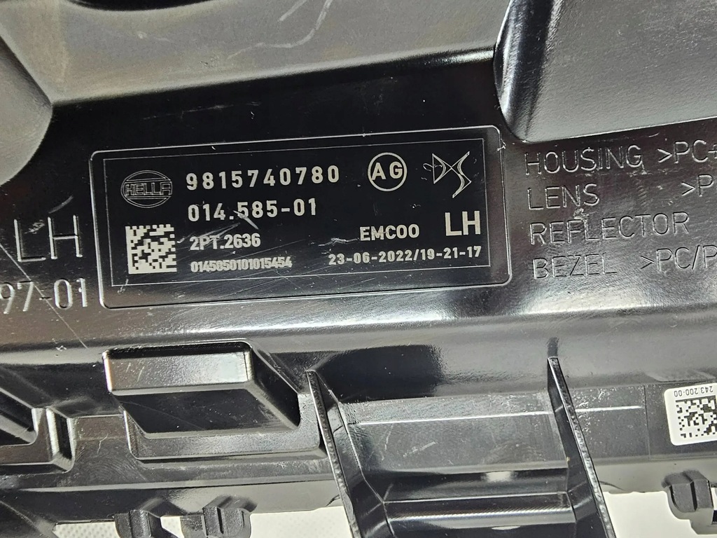 фото №9, Citroen ds4 crossback 21+ led drl світло рух dziennej перед ліва лівий