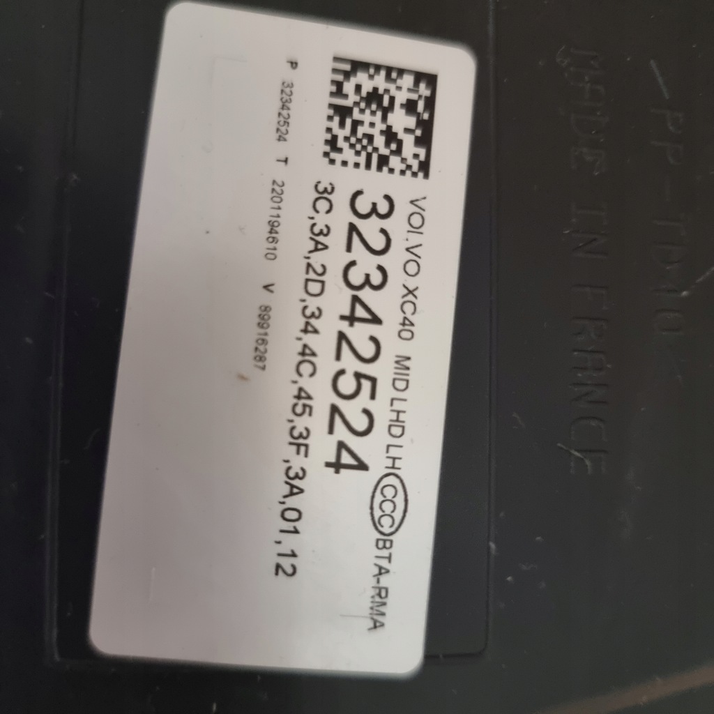 фото №12, Volvo xc40 лампа левая перед 2018-2023 mid led 32342524