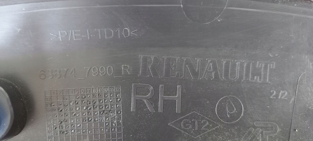 фото №5, Молдинг крила права перед dacia sandero ii stepway 12- 638747990r