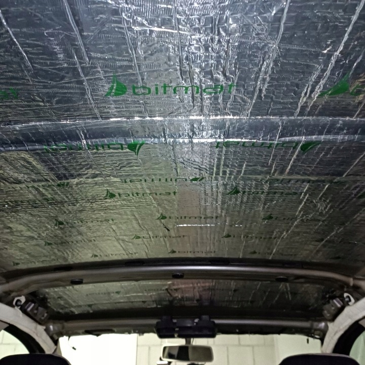 Купить Мат шумоизоляционная бутиловая алюминий легкая 1m² 2mm глушащая вибрации