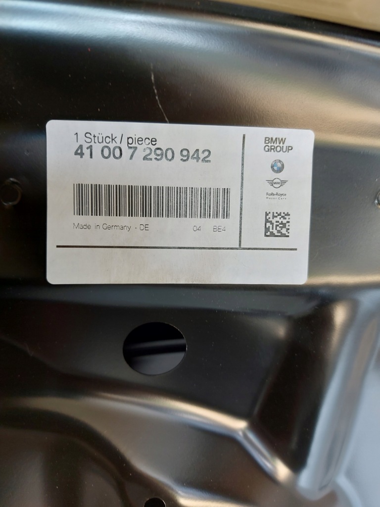 Капот кришка двигуна bmw serii 1 2011-2019 f20 нова оригінальна 41007290942 Оригінал