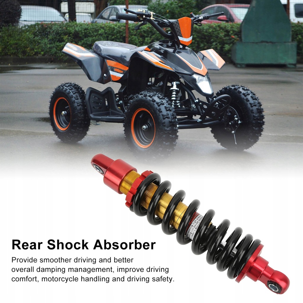 фото №11, Амортизатор пружина 11mm регулируемые амортизатор 295mm motocykli quady