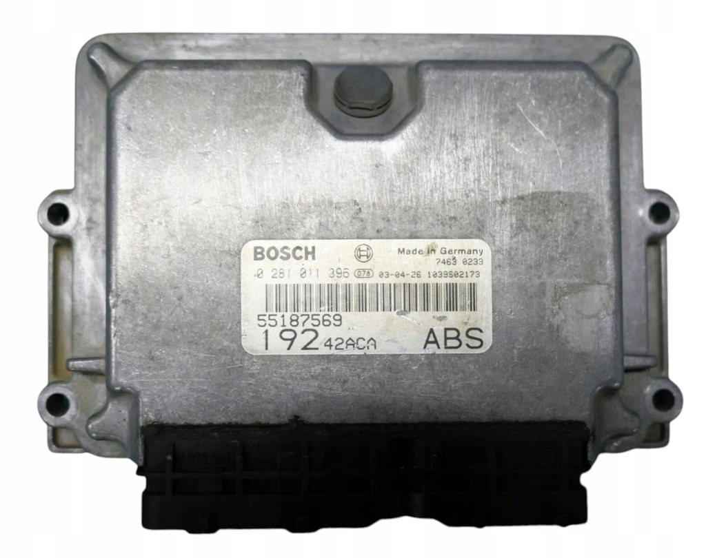 фото №1, Бортовой компьютер двигателя fiat оригинальный номер 55187569