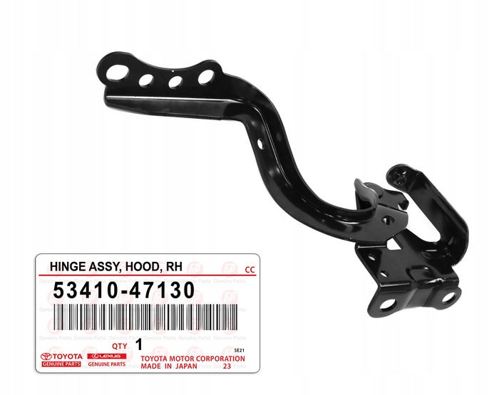 фото №1, Toyota prius 15+ петля капот правый 5341047130 оригинал