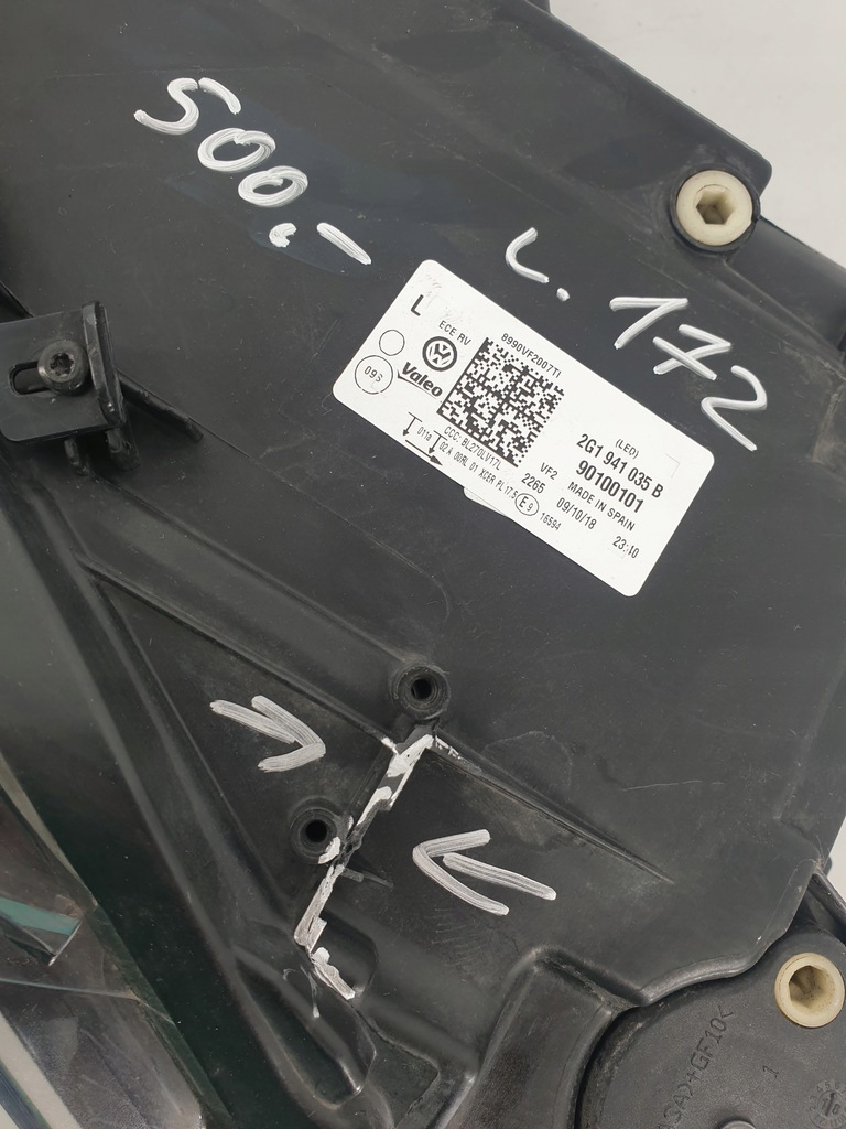 фото №10, Vw polo 2g1 vi 17- full led лампа левая 2g1941035b