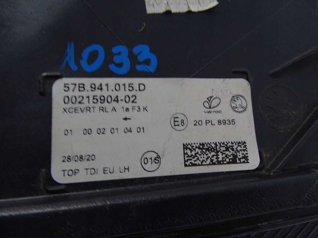 фото №8, Лампа передняя левая skoda karoq 57b