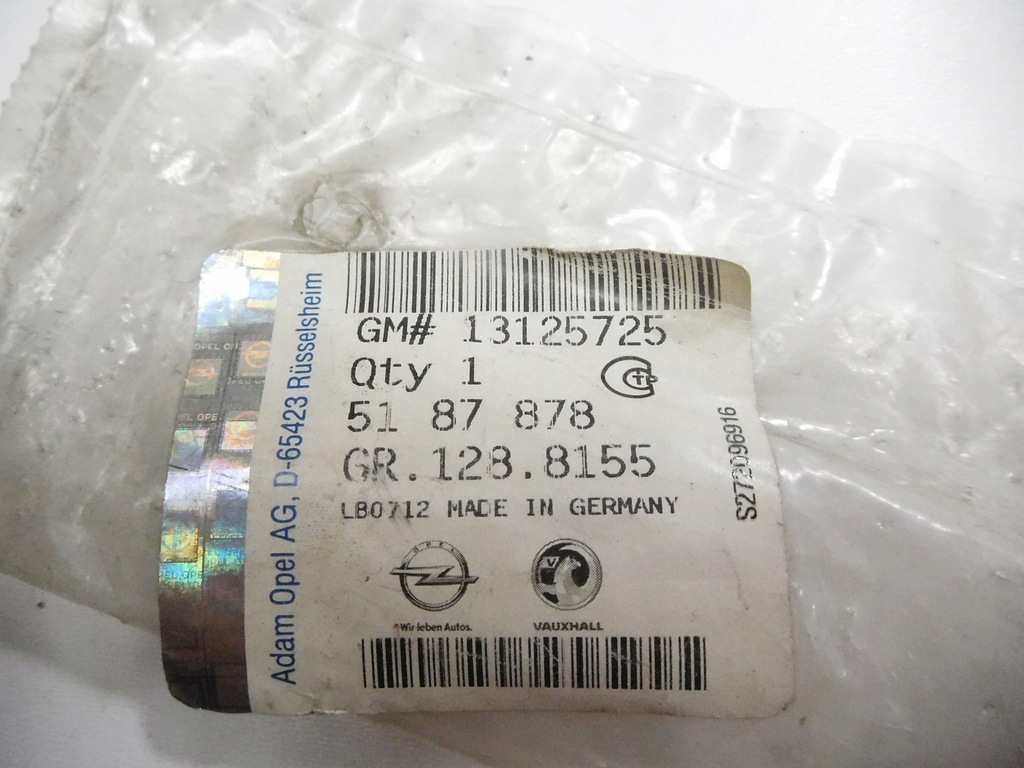 фото №6, Заглушка накладки крышный задняя astra zafira 13125725