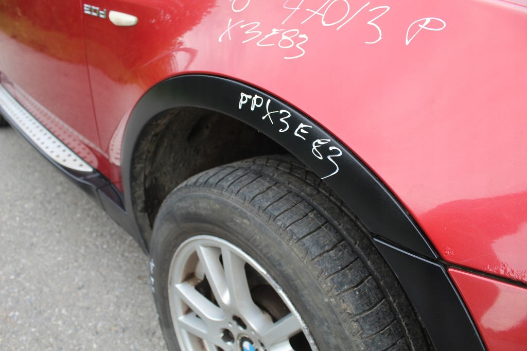 фото №4, Молдинг крила розширювач арки перед правий bmw x3 e83