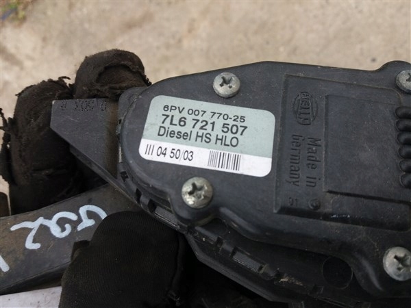 фото №4, Потенциометр газа vw touareg 7l 2.5 tdi 7l6721507