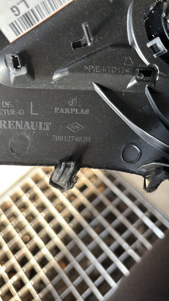 фото №6, Обшивка стійка перед праве ліва renault clio v 769127483r 769111626r