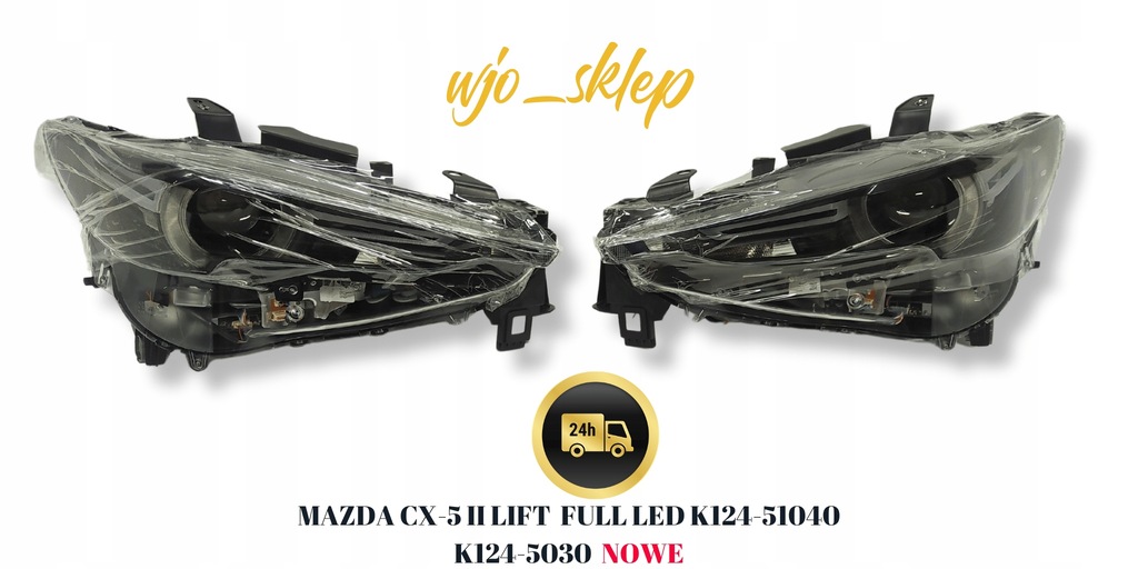 фото №8, Лампа full led mazda cx 5 ii lift левая k124-51040 правая k124-5030 nowa