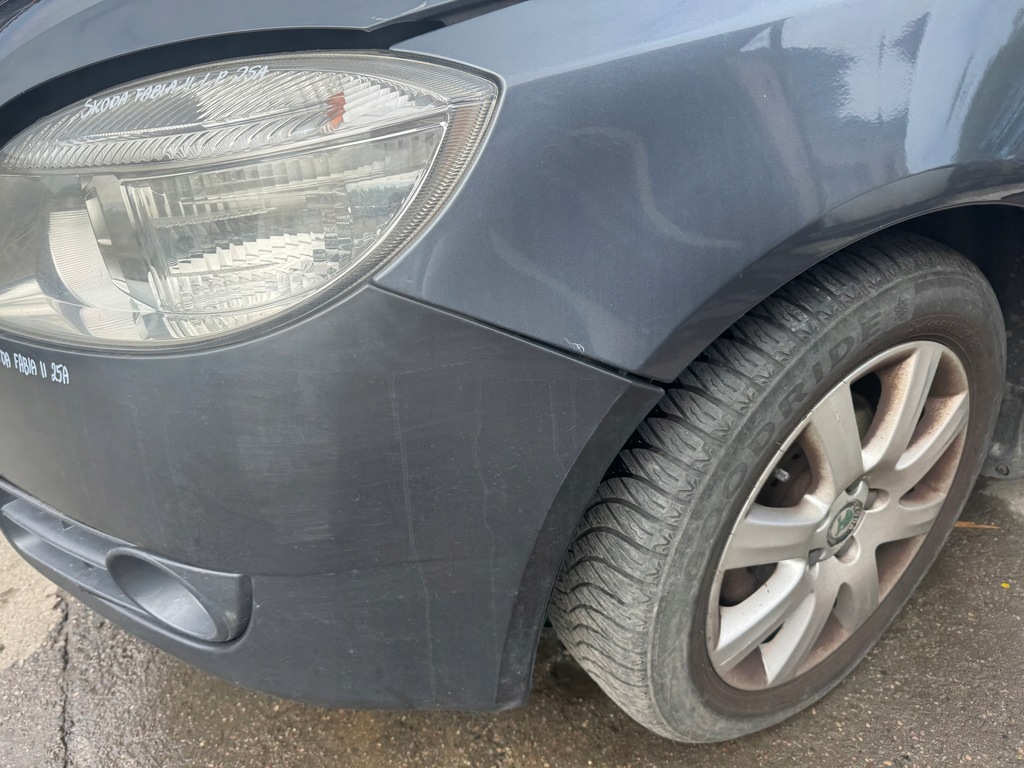 фото №11, Skoda fabia ii бампер перед передній