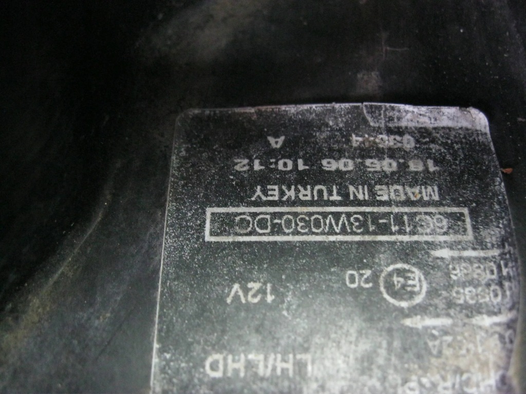 фото №7, Лампа перед ліва ford transit 06-