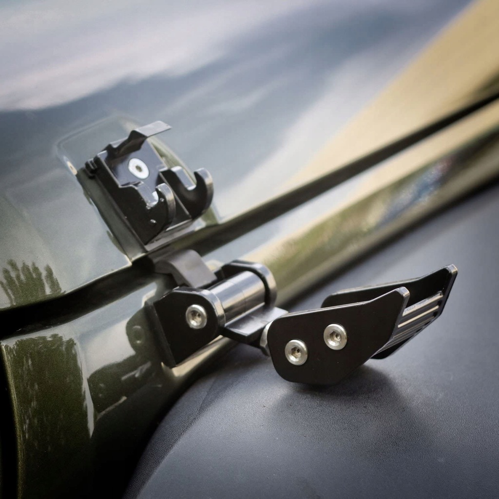 фото №6, Набір фаркопа капот, czarny07-18 jeep wrangler jk