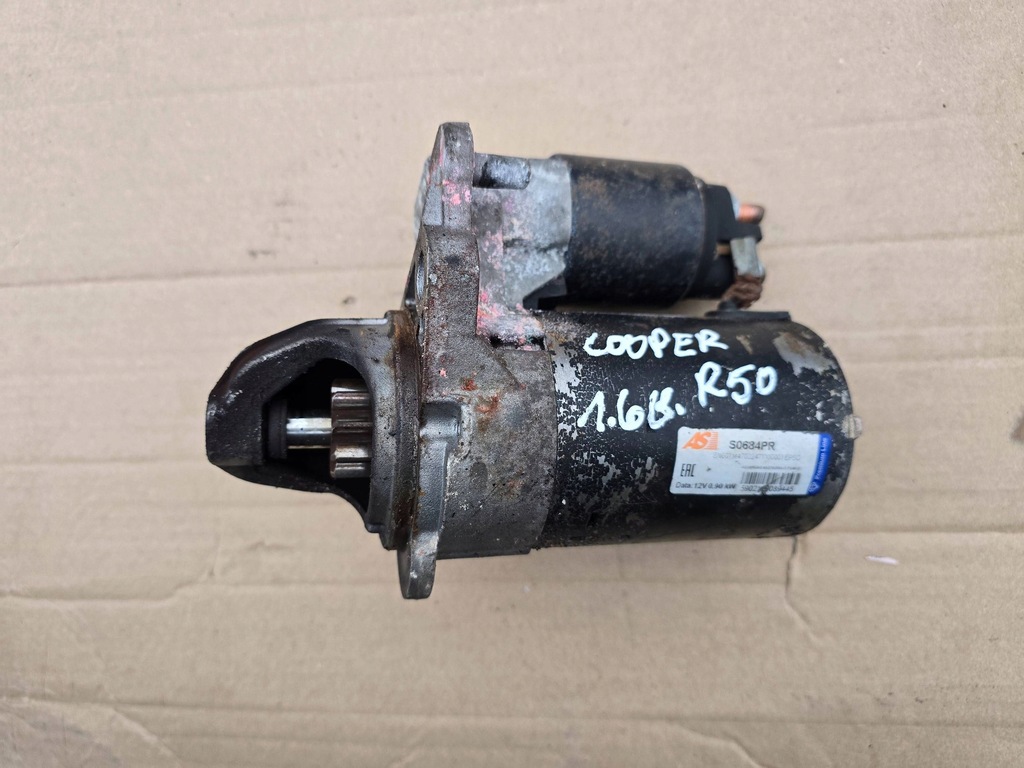 фото №1, Стартер середина mini one - cooper r50 - 53 s0684prrozrusznik s0684pr mini