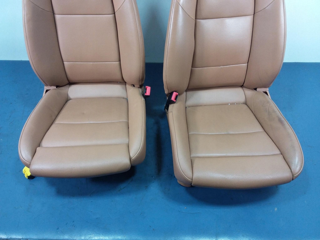 фото №7, Porsche panamera i 970 сиденья заднее сиденье обшивки кожа cognac kpl