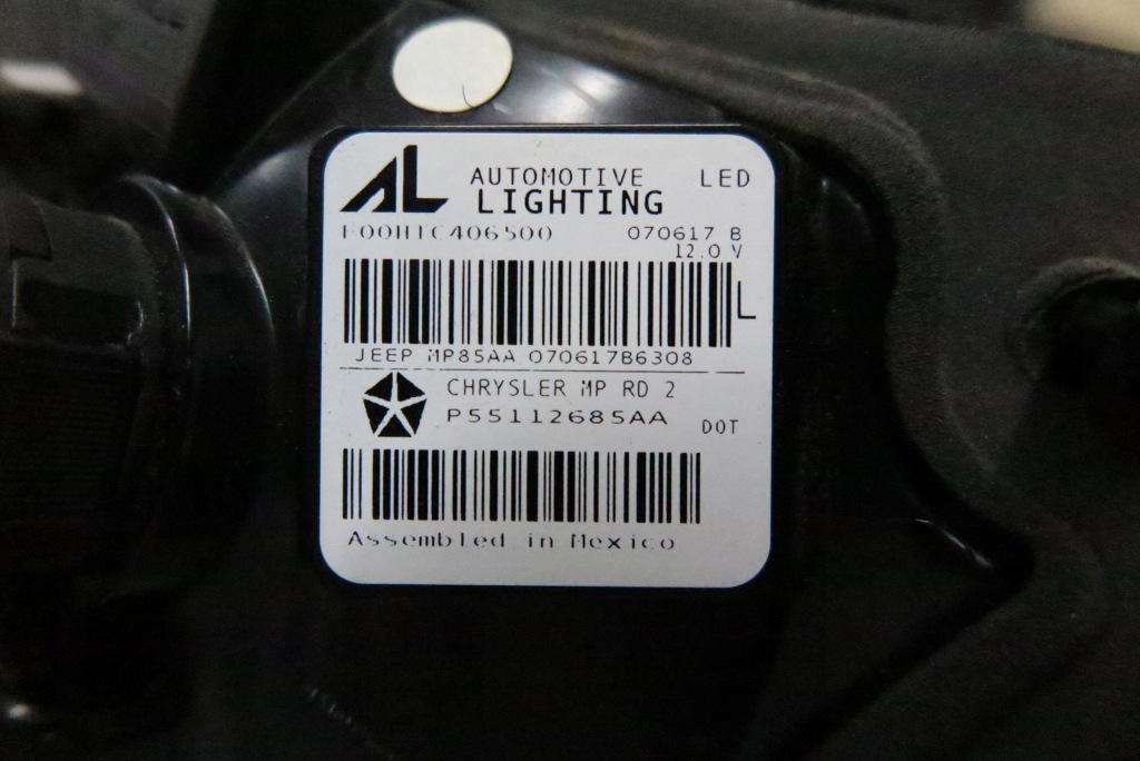 фото №5, Jeep compass ii лампа задняя задняя левая w крышка p55112685aa