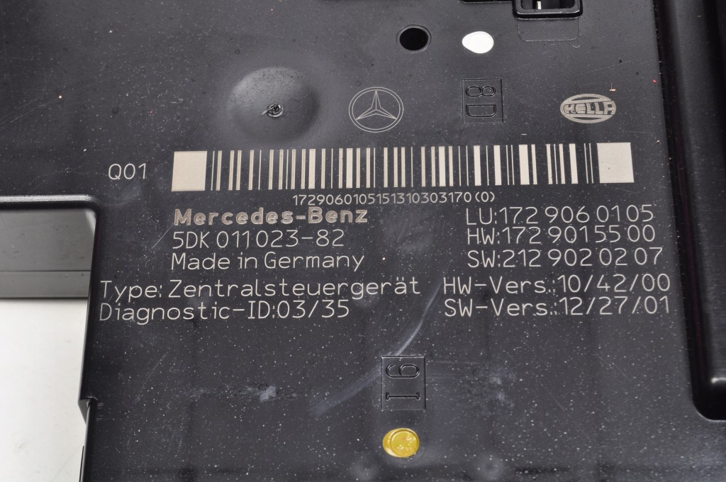 Mercedes slk 3 w172 r172 2.2 cdi коробка предохранителей 1729060105 Доставка