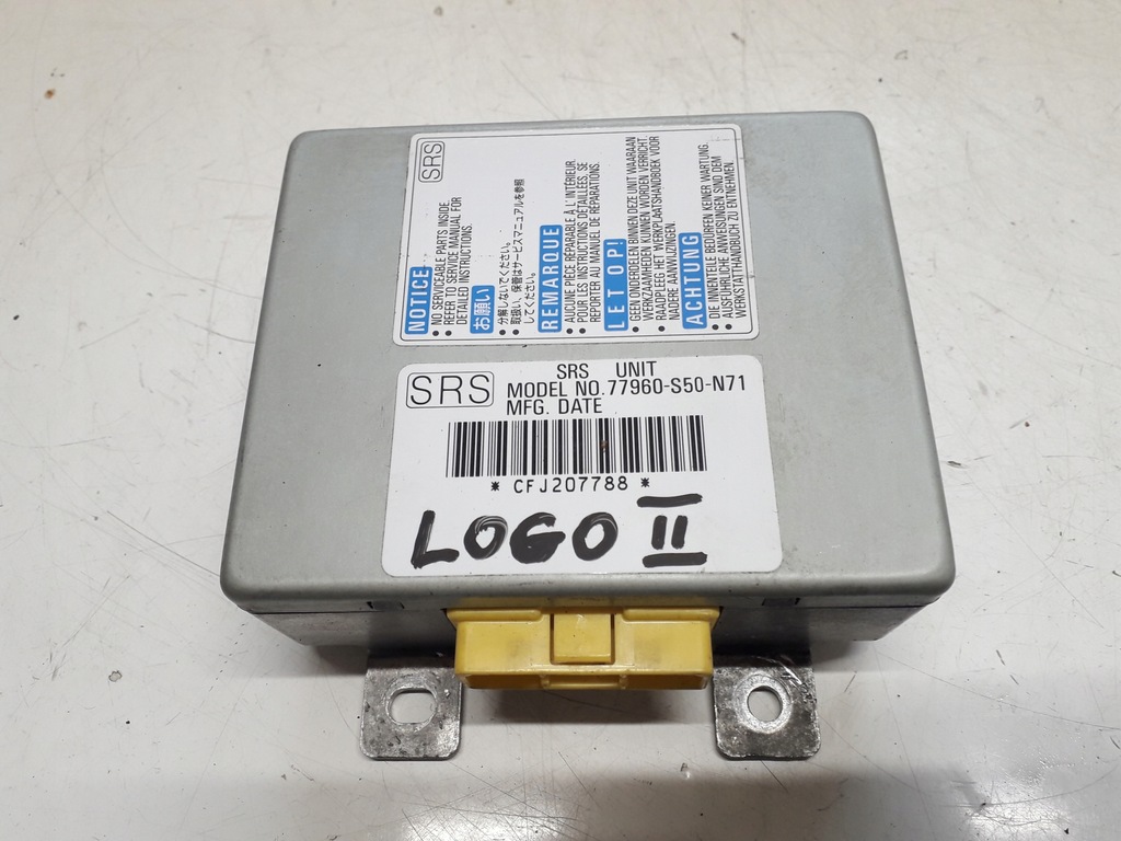 фото №5, Honda logo 96-01 датчик подушка безопасности подушка водителя ремни