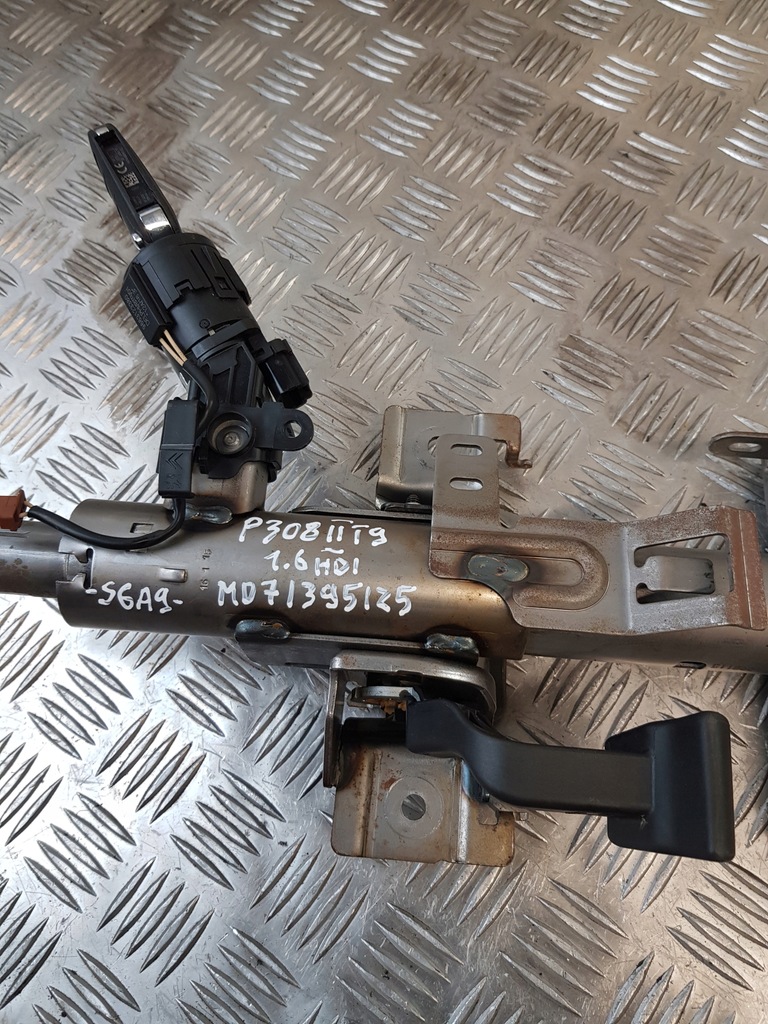 фото №7, Колонка рулевая 9674861877 + замок зажигания ключ peugeot 308 ii t9 16r- eu