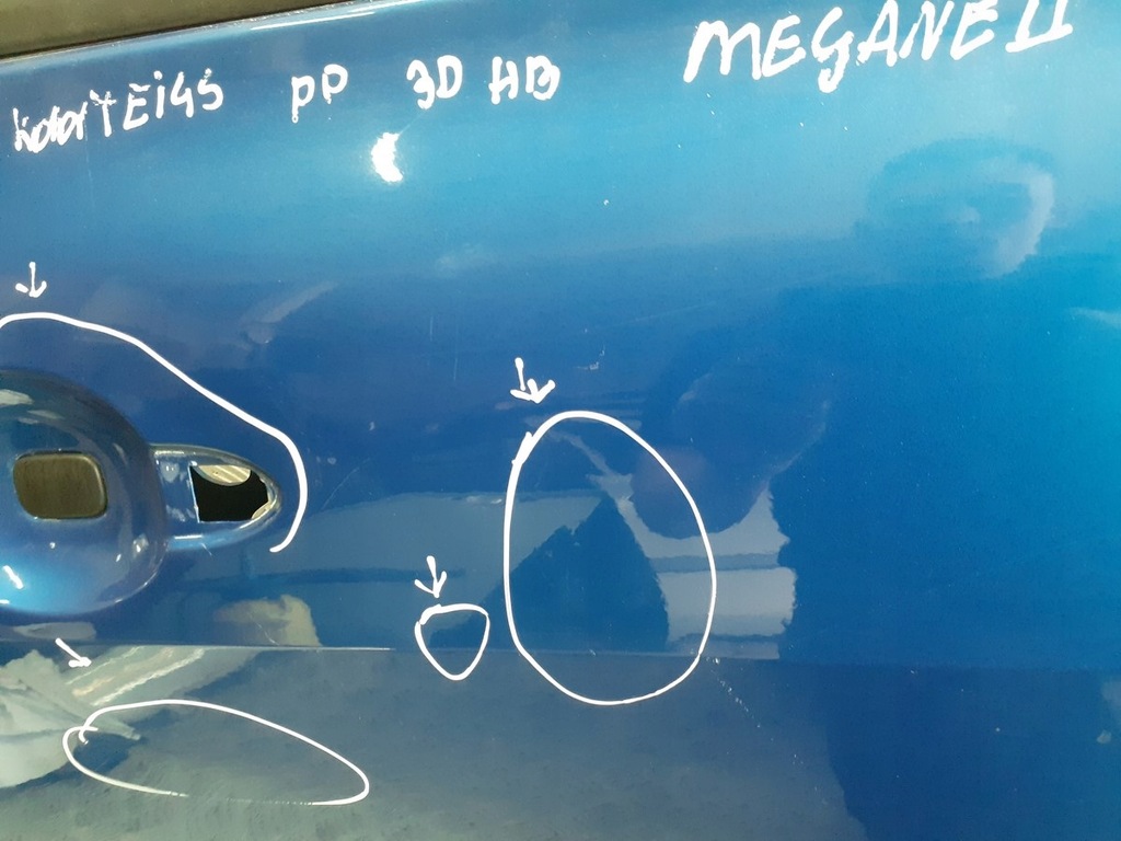 фото №3, Дверь правый перед renault megane ii tei45