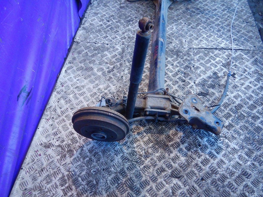 фото №4, Peugeot 1007 05- oś задняя балка подвеска задняя