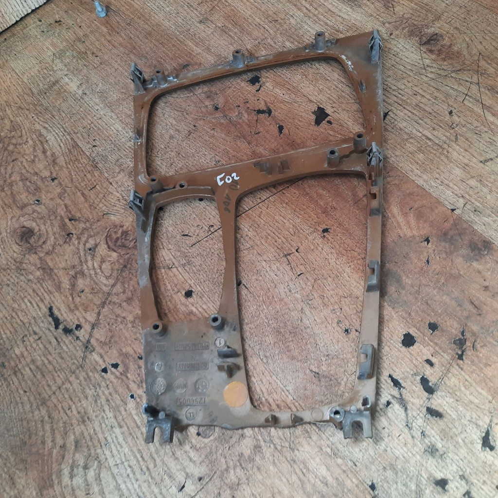 фото №5, F02 bmw 7 рамка dekor тунель idrive i254005