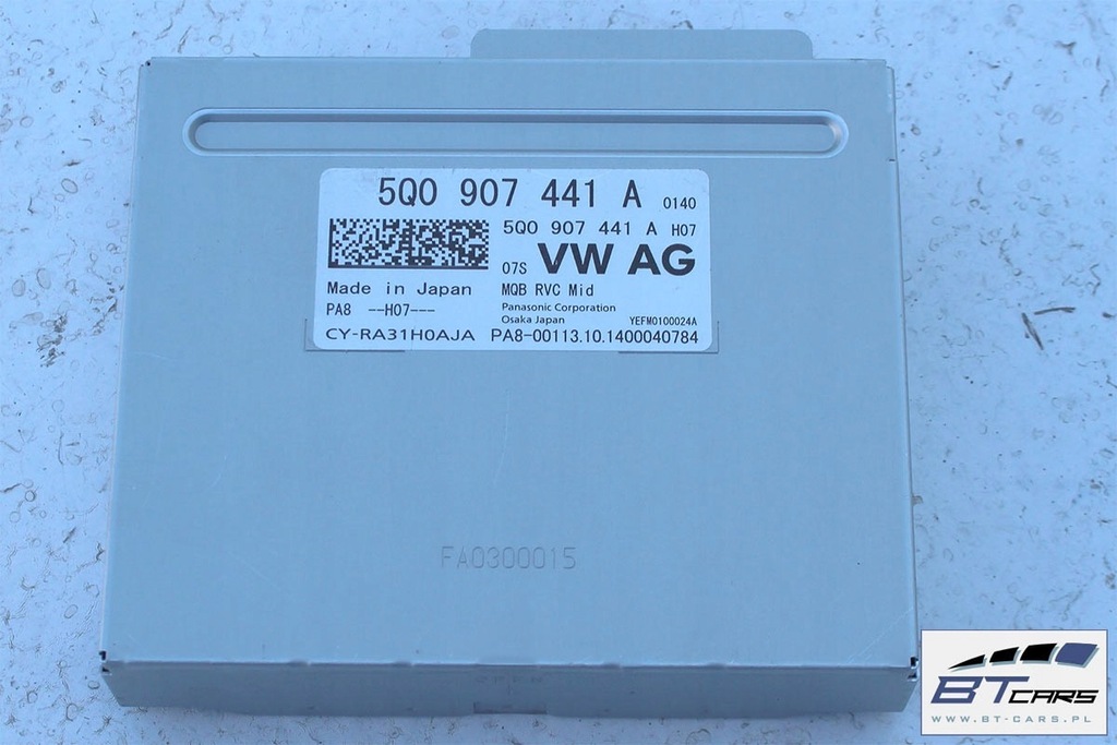 фото №8, Audi a3 камера заднего вида задняя задняя 8v0827566 + блок управления модуль 5q0907441a kom