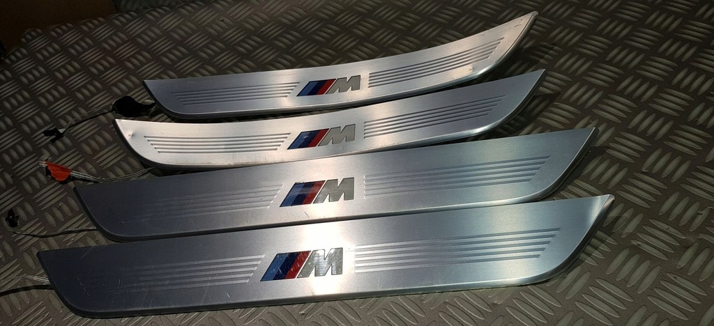 фото №6, Bmw g11 m набор молдинг led порог накладки пороговые подсвечиваемые комплект 4szt