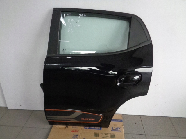 фото №1, Дверь левая левый задняя полный dacia spring чёрные